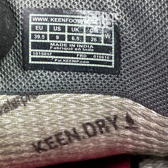 Keen Presidio Sport Mesh Waterproof Shoes Women's 9 Burgundy Hiking Outdoor - Picture 12 of 12